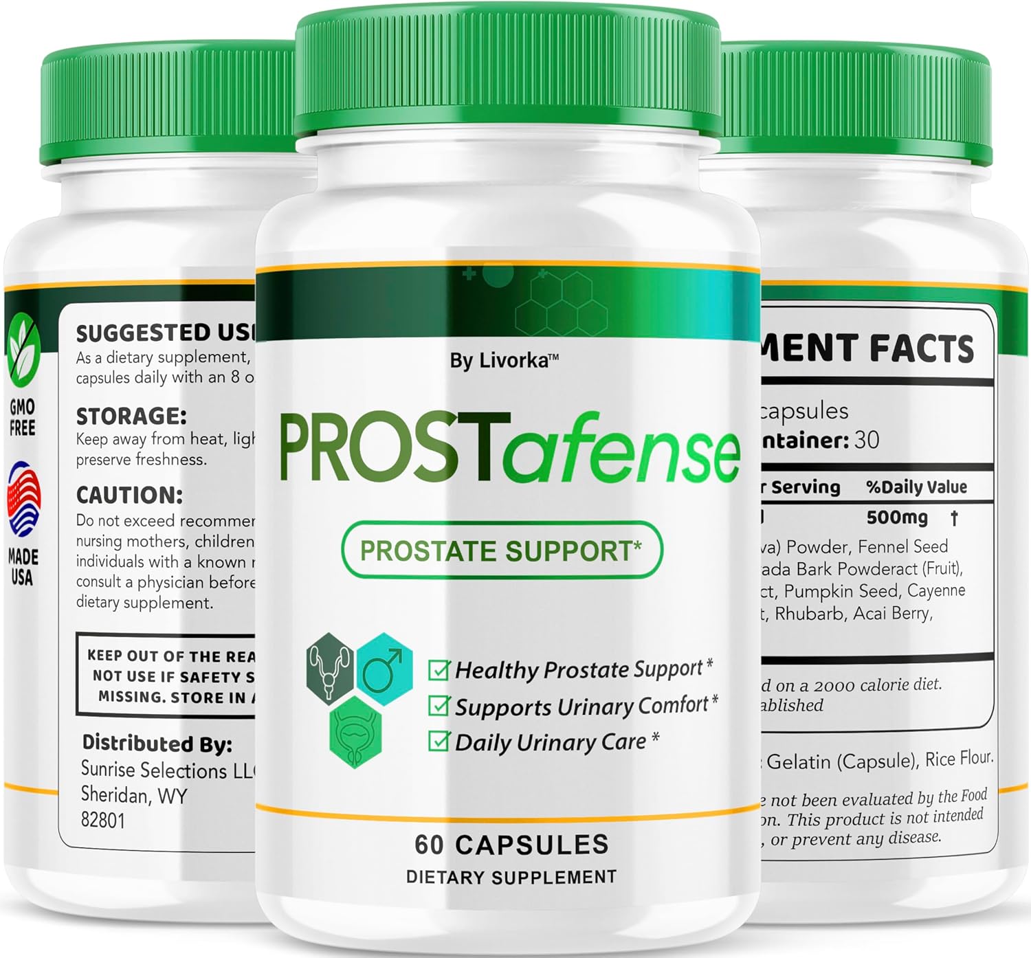 Prostafense Men's Health Capsules (3 Pack) – Natural Prostate Support, 180 Capsules - görsel 8