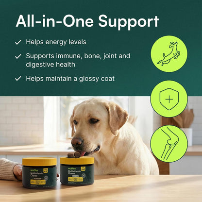 Wuffes 23-in-1 Dog Multivitamin Soft Chews – – L-Taurine: An amino acid that may support heart and eye health. – Image 6