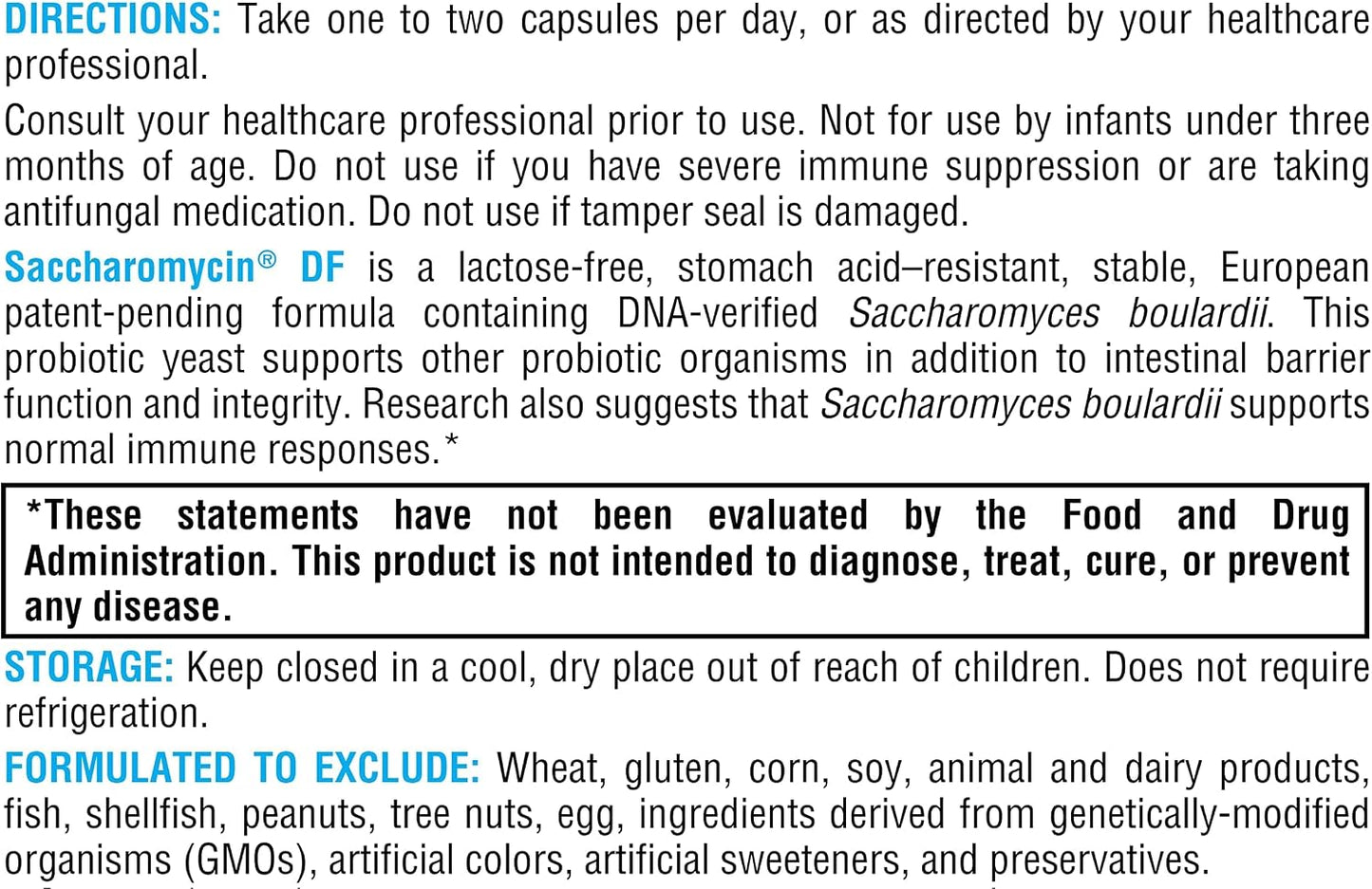 XYMOGEN Saccharomycin 10B - Gut Flora & Digestive Immune Support - 60 Capsules - görsel 5