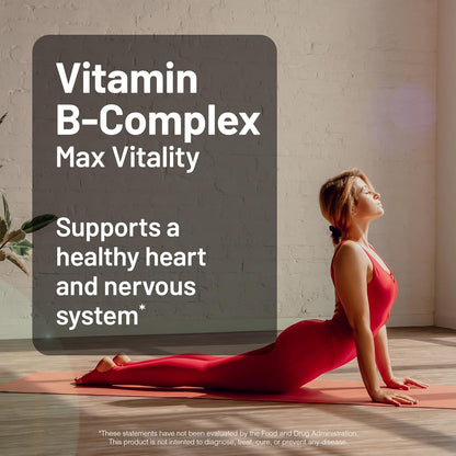 NatureWise Vitamin B Complex with Folic Acid and Biotin - 150 Softgels