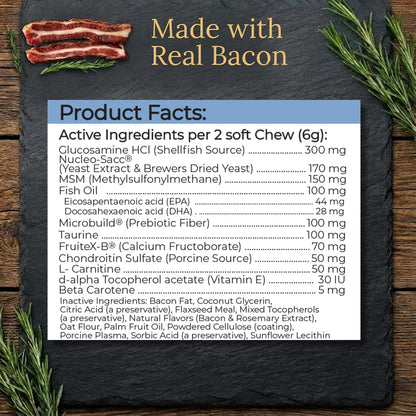 Prestige Breed Multivitamins, Balanced Nutrition for Your Goldendoodle, 90 Chews, Made in the USA with Real Bacon Flavour