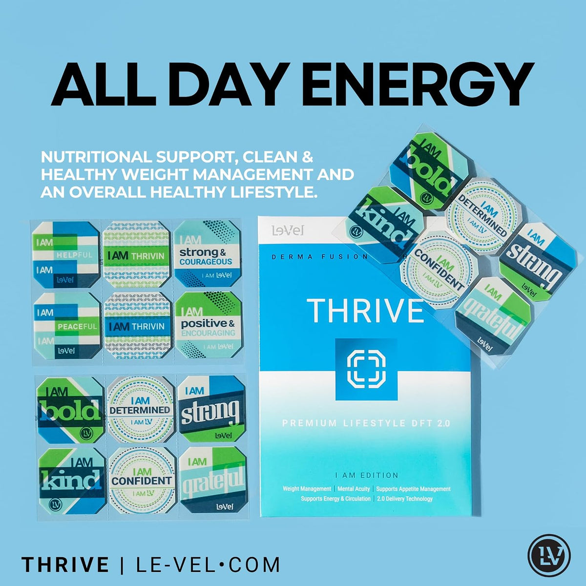 Thrive DFT Wellbeing Patches | Dermal Fusion – Comfortable and Lightweight: Breathable patches designed for – Image 3