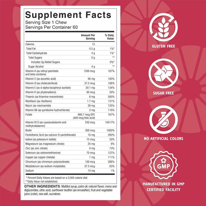 Celebrate Vitamins Bariatric Multivitamin Soft Chews - Strawberry (180ct)