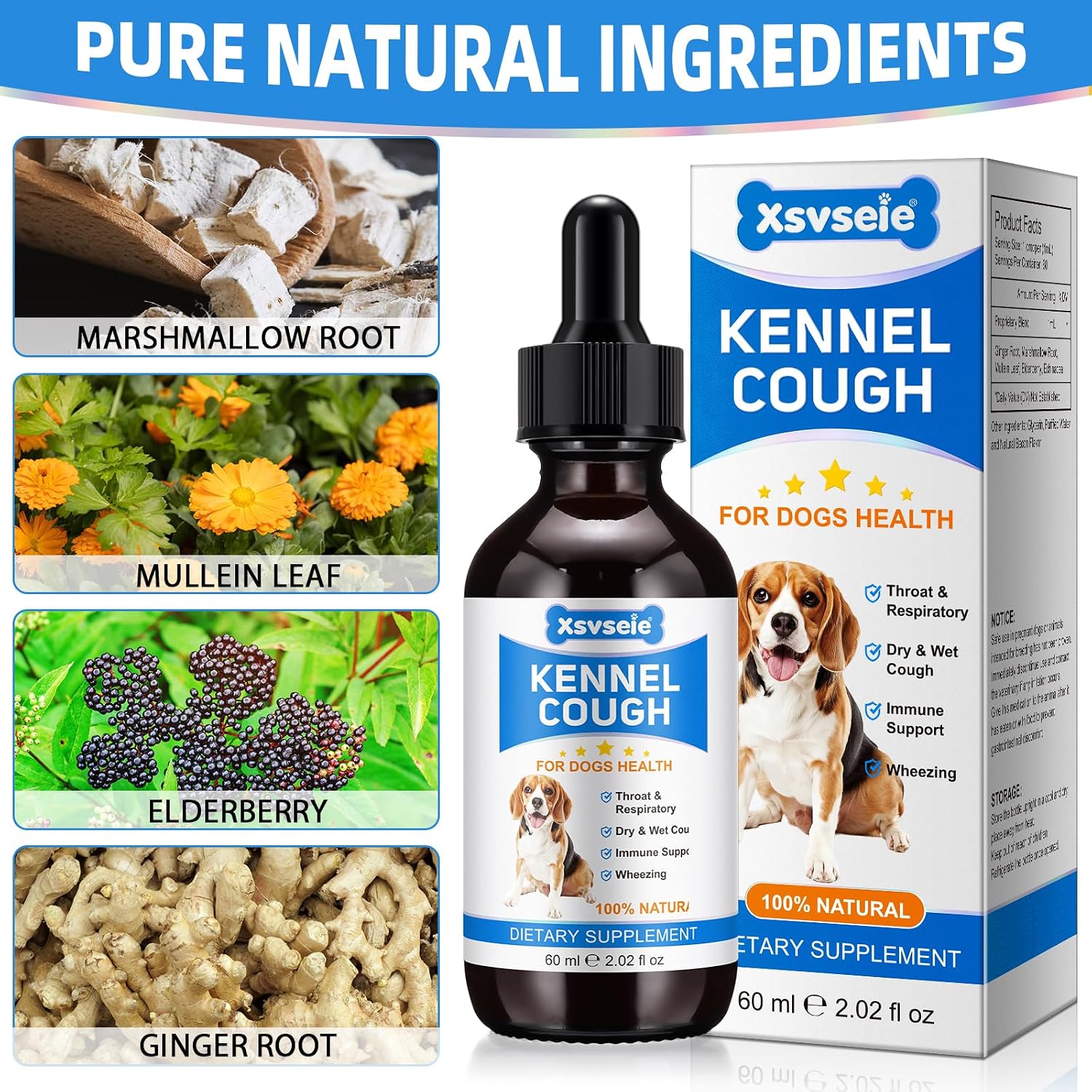 Kennel Cough Drops for Dogs – Natural Herbal Supplement for All Breeds & Sizes - görsel 5