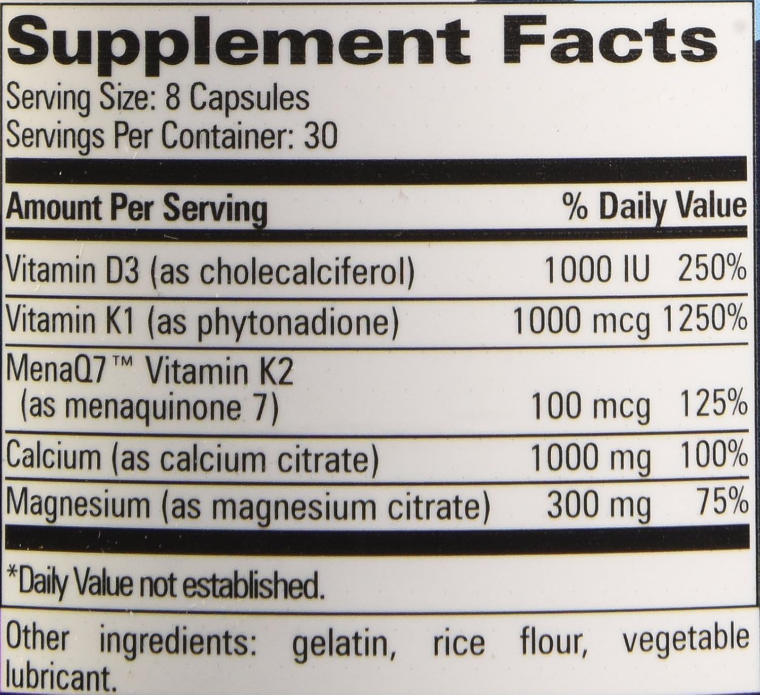 Progressive Labs Osteo-Mins PM with Vitamin D, K1 and K2, 240 Capsules - görsel 3