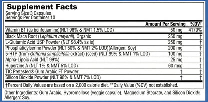 FOG OFF Brain Fog Supplement – Focus Pills – Huperzine-A: May support acetylcholine levels, a neurotransmitter – Image 6