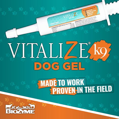 Vitalize Dog Gel - Surgery Recovery & Immune Support for Small Dogs - Peanut Butter Flavour (15 ml)