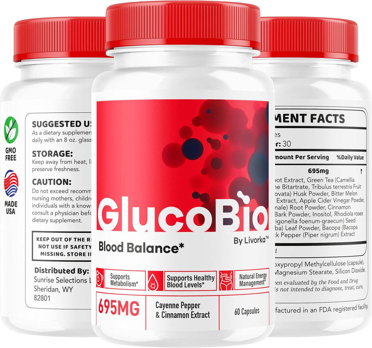 (5 Pack) GlucoBio Capsules - Official Gluco Bio Advanced Formula Support Pills - Maximum Strength, Natural Gluco Bio – Image 9