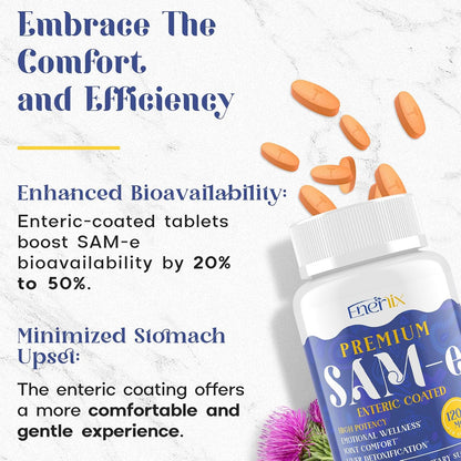 800 mg SAM-e Supplement for Brain, Mood, – NAC (N-Acetyl Cysteine): An amino acid that supports antioxidant – Image 6