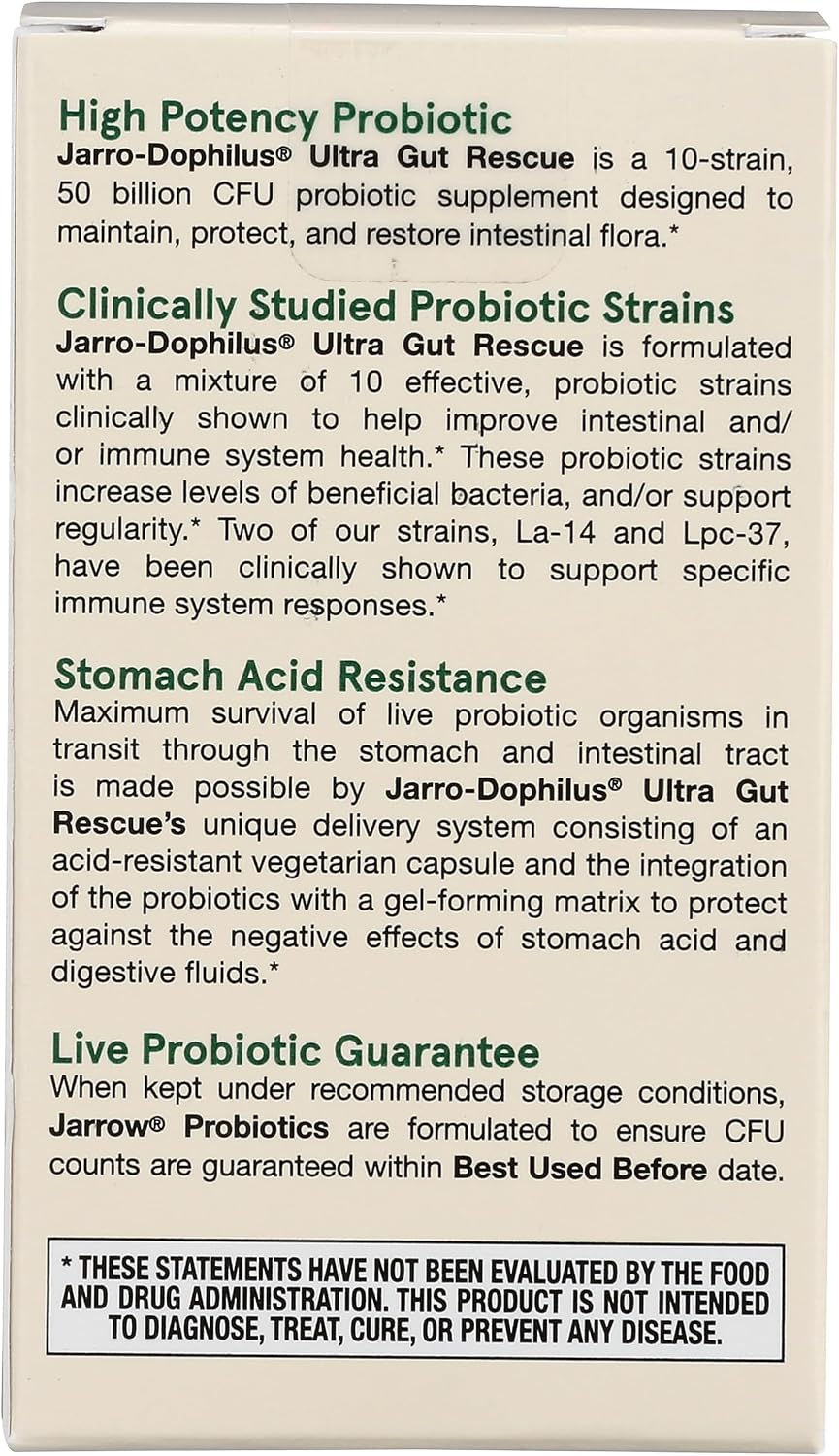 Jarrow Formulas Ultra Dophilus, 60 Capsules - görsel 2