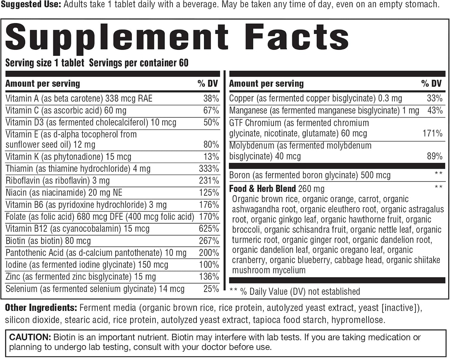 INNATE Response Formulas Men's Multivitamin Over 40 – Iron Free (60 Tablets) - görsel 2