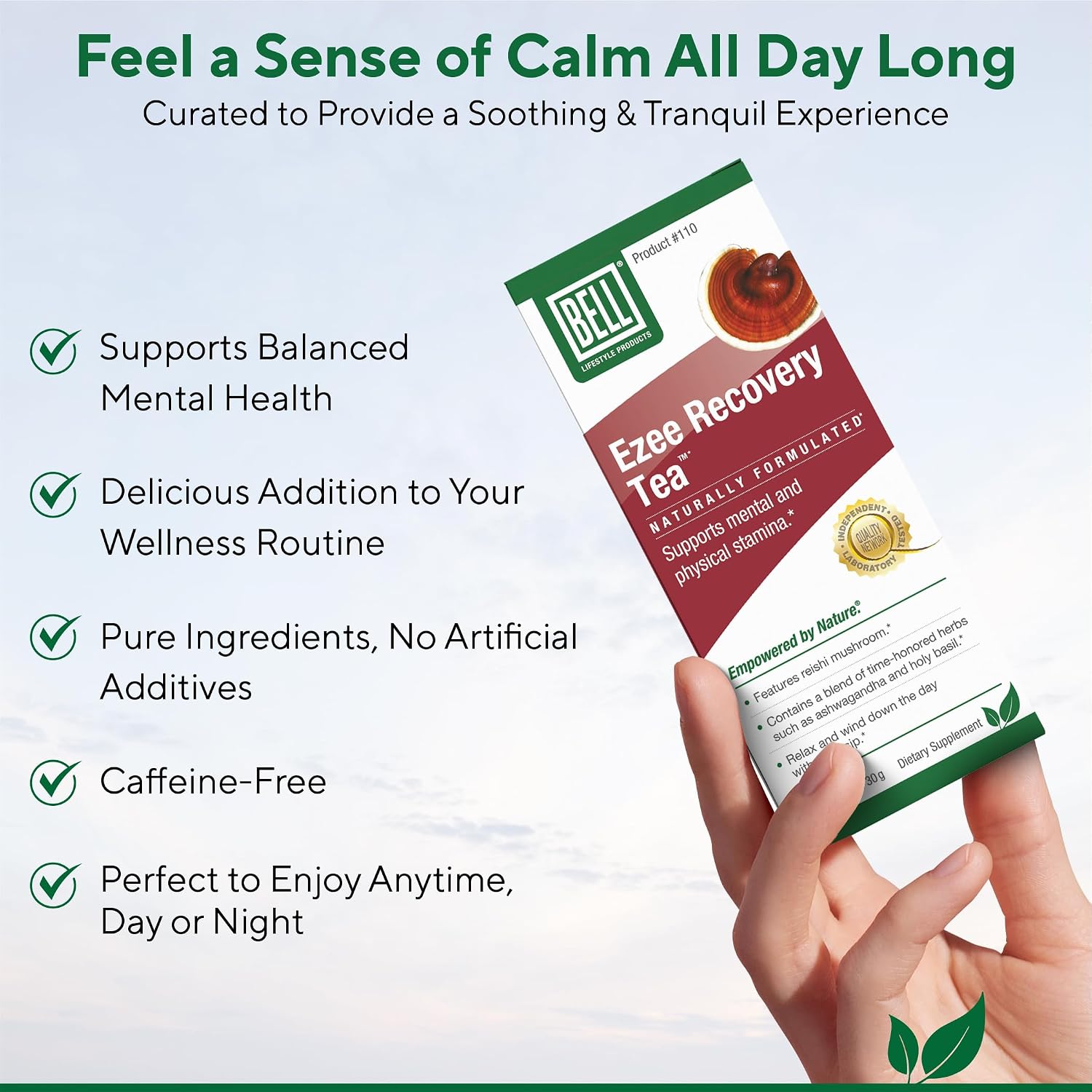 Bell Lifestyle Products Ezee Recovery Tea – Herbal Blend for Relaxation and Wellbeing - görsel 6
