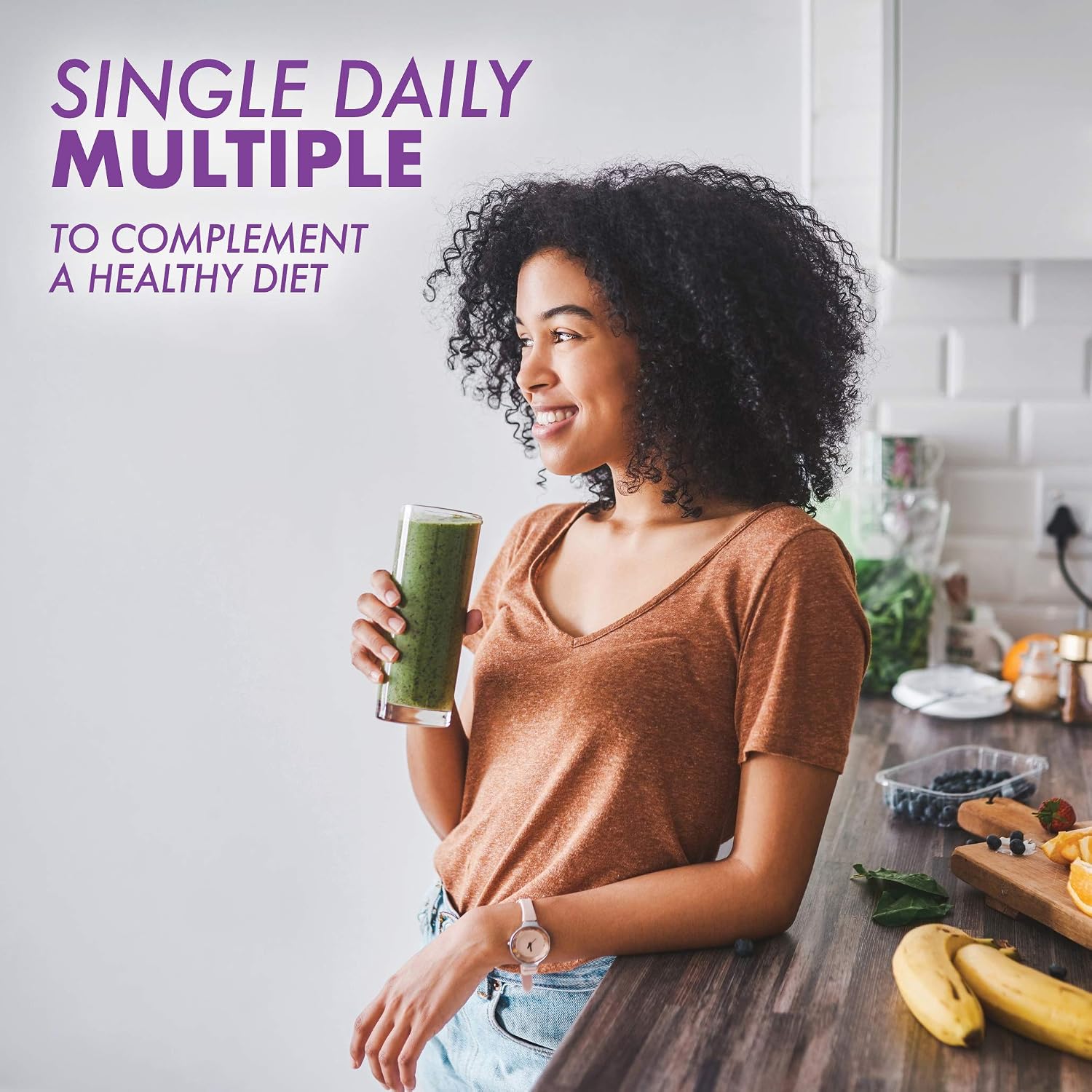 Bluebonnet Nutrition Multi One (Iron Free) - Complete Full Spectrum Multivitamin, 60 Vegetable Capsules - görsel 5