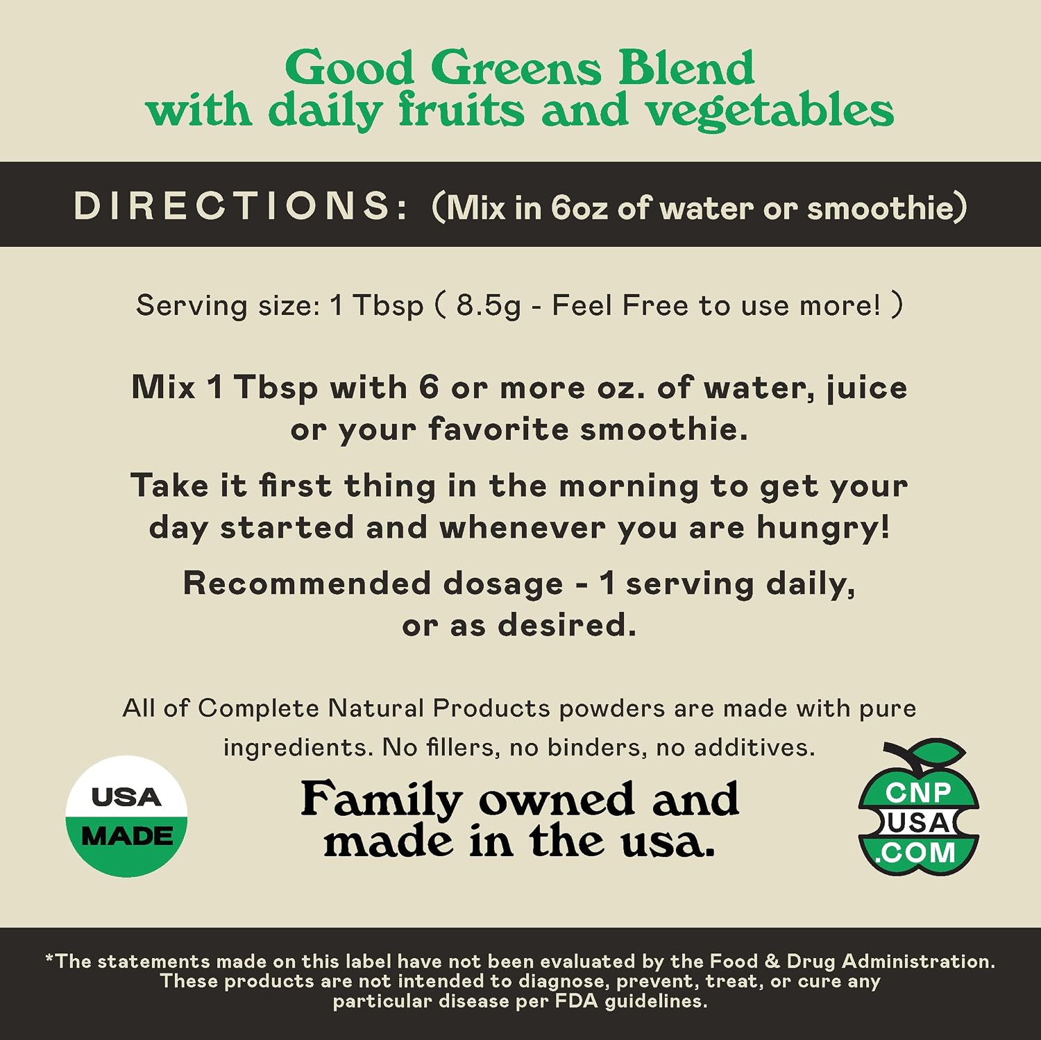 Good Greens Superfood Powder - The Healthy Greens Blend - 255g (30 Servings) - görsel 7
