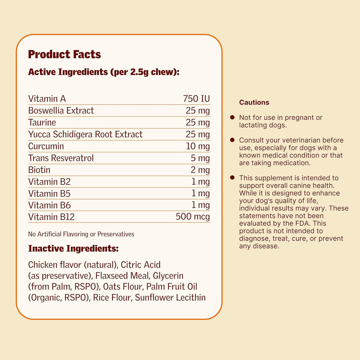 Furevery 11-in-1 Dog Multivitamin Chews – – Boswellia and Yucca Root: Traditionally used to support joint comfort – Image 7