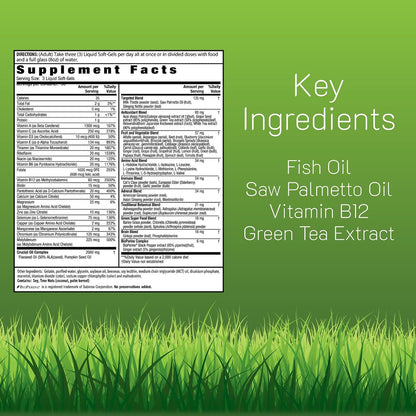 Irwin Naturals Men's Living Green Daily Multivitamin - 120 Soft-Gels