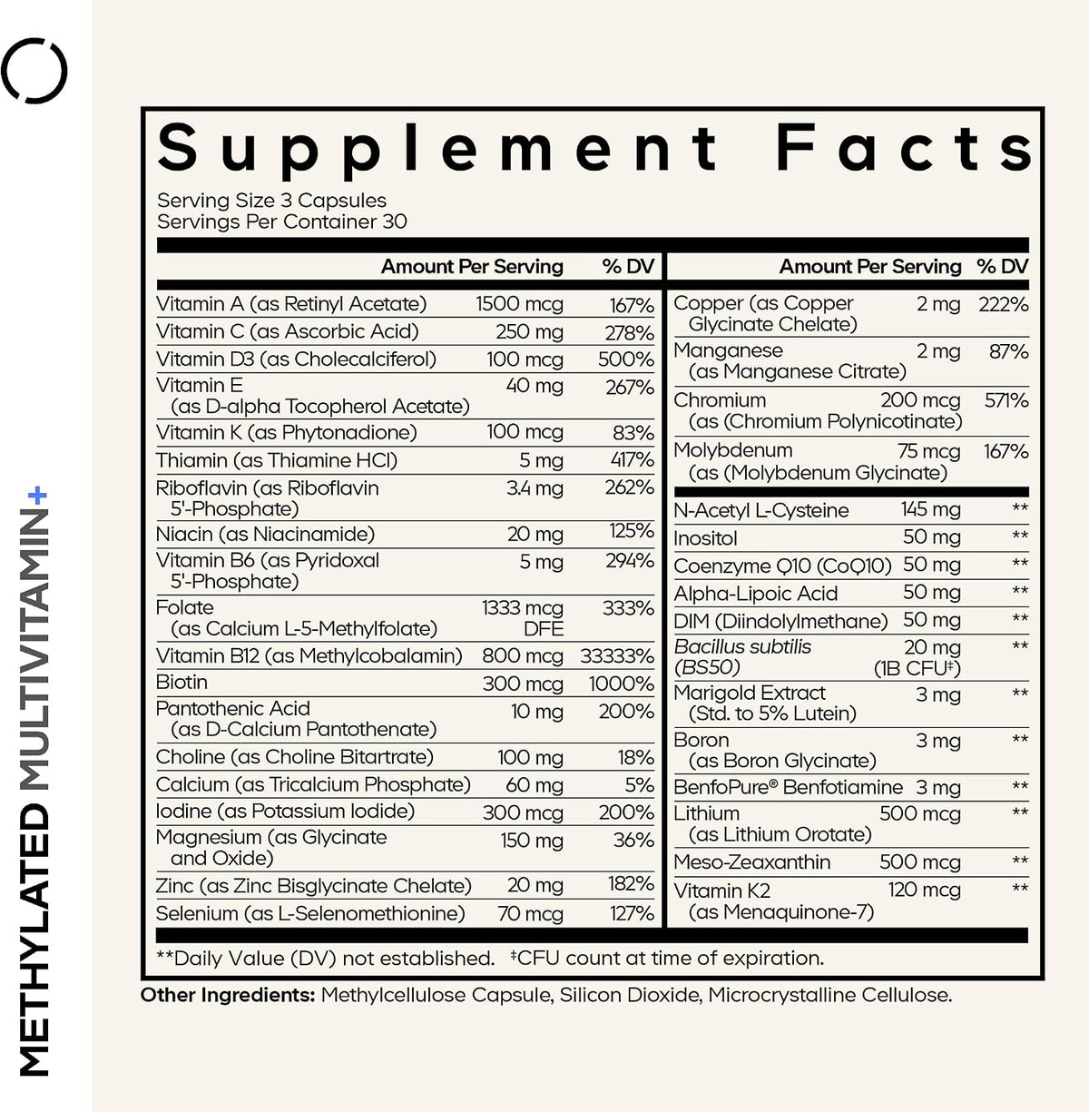 Codeage Methylated Multivitamin Supplement - – Immune health: Vitamins C, D3, zinc, and selenium contribute to – Image 2