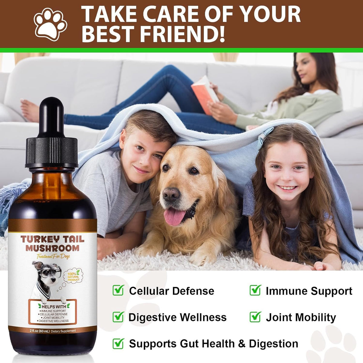 Turkey Tail Mushroom for Dogs, – Quality ingredients: Look for products that use wholefood sources and avoid – Image 9