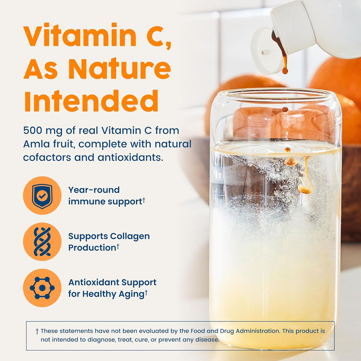 NativePath Liposomal Vitamin C 500mg from Wholefood Amla Fruit - Soy-Free Egg Yolk Lecithin Liposomes - Orange Flavour – Image 5