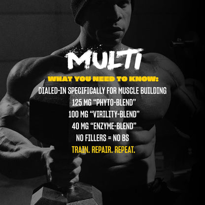 Mutant Multi - High Potency Multivitamin with 75+ Ingredients for Strength Athletes, 60 Tablets