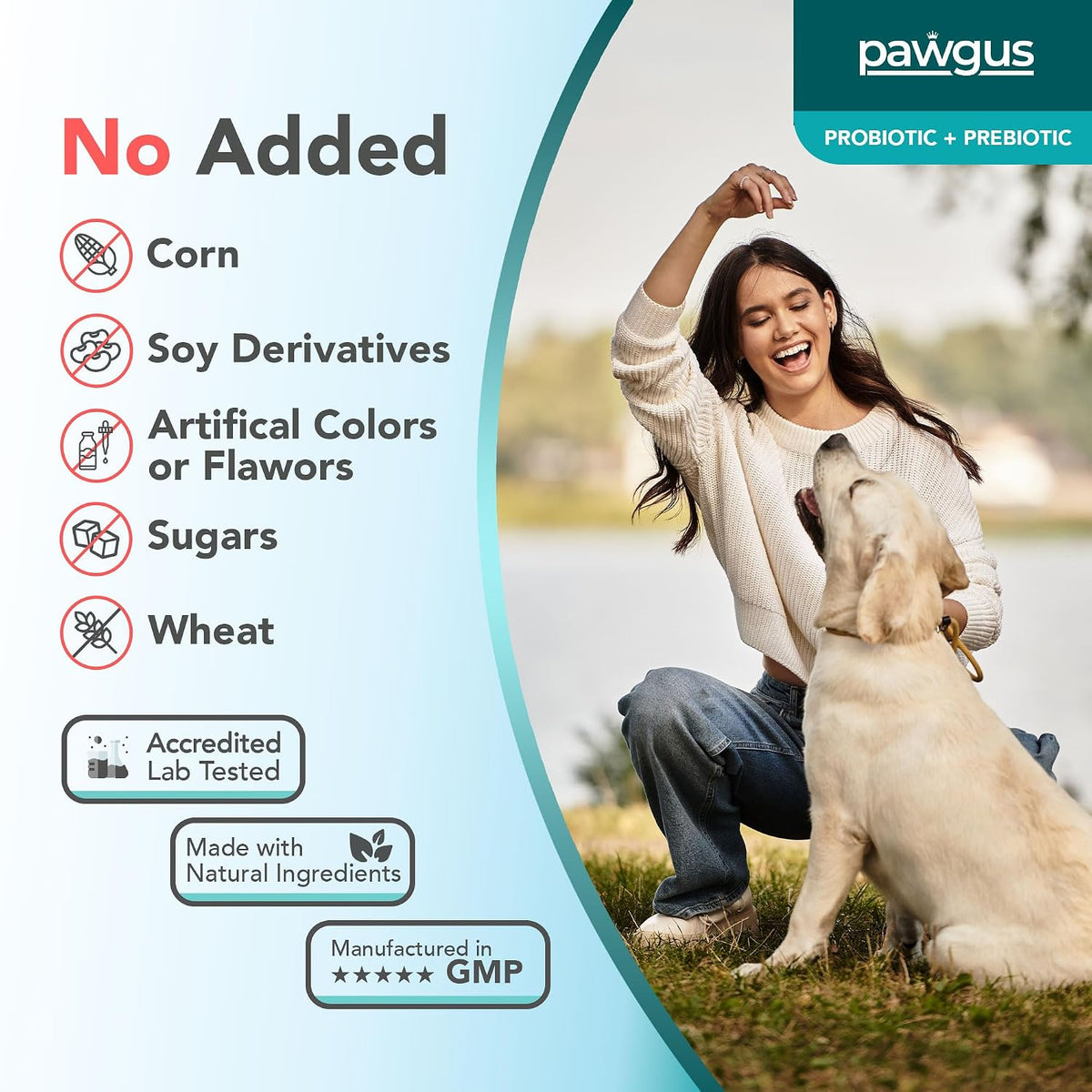 Ultimate Prebiotic & Probiotic Combo for – Added Digestive Enzymes: Help break down food and improve nutrient – Image 8
