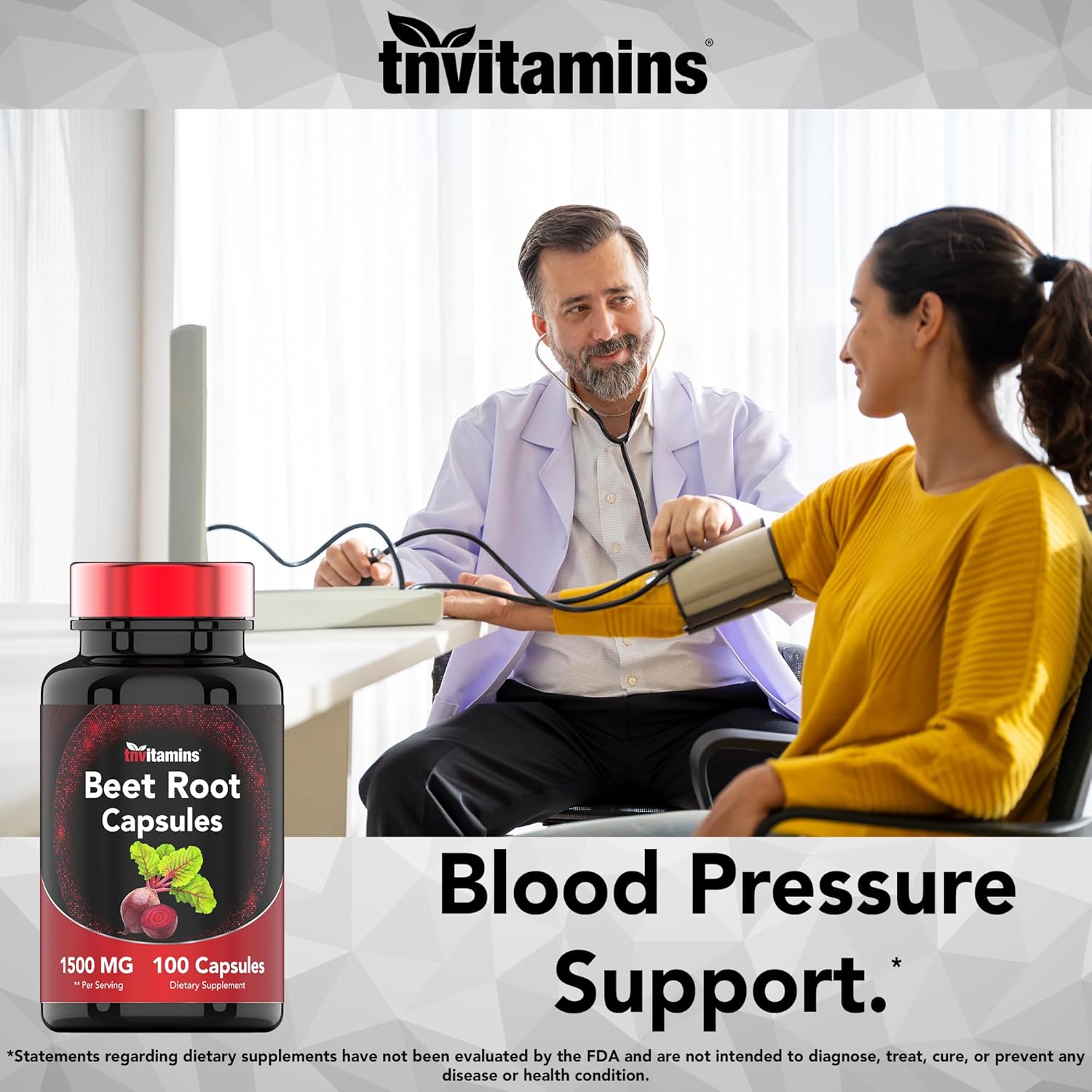 Beetroot Capsules 1500 mg – 100 Capsules | TNVitamins - görsel 4