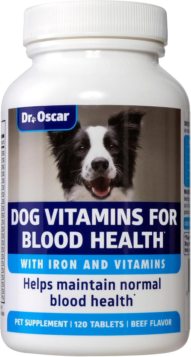 3in1 Blood Aid, Immunity & Energy for Dogs – Iron Supplement with 22-in-1 Formula, 120 Tablets - görsel 1