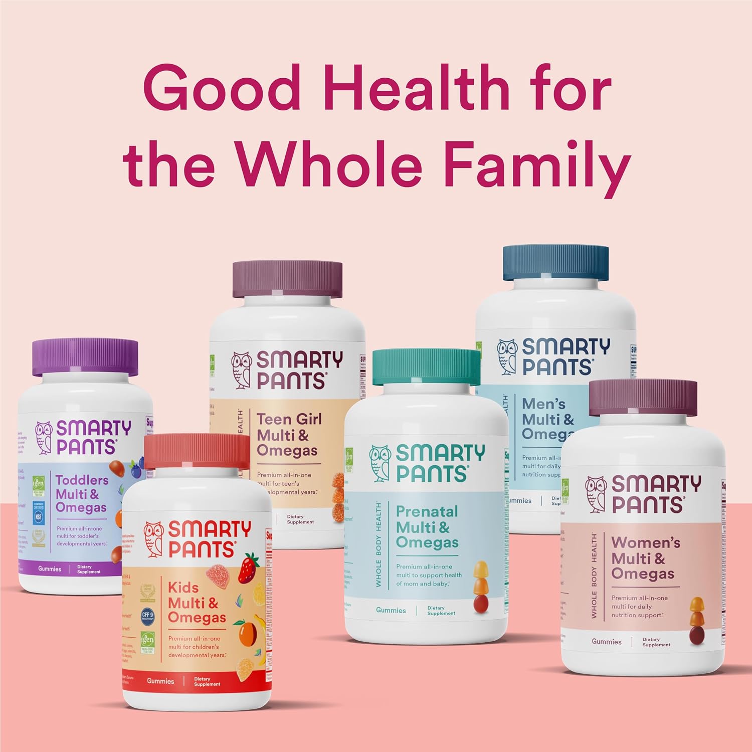 SmartyPants Women's Sugar free Multivitamin Gummies with Omega-3, 60 Gummies - görsel 9