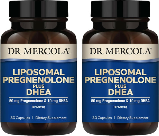 Dr. Mercola Liposomal Pregnenolone Plus – Hormonal Balance: Provides raw materials the body needs to produce and – Image 1