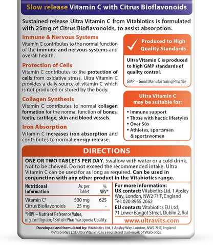 Vitabiotics Ultra Vitamin C - 60 Tablets
