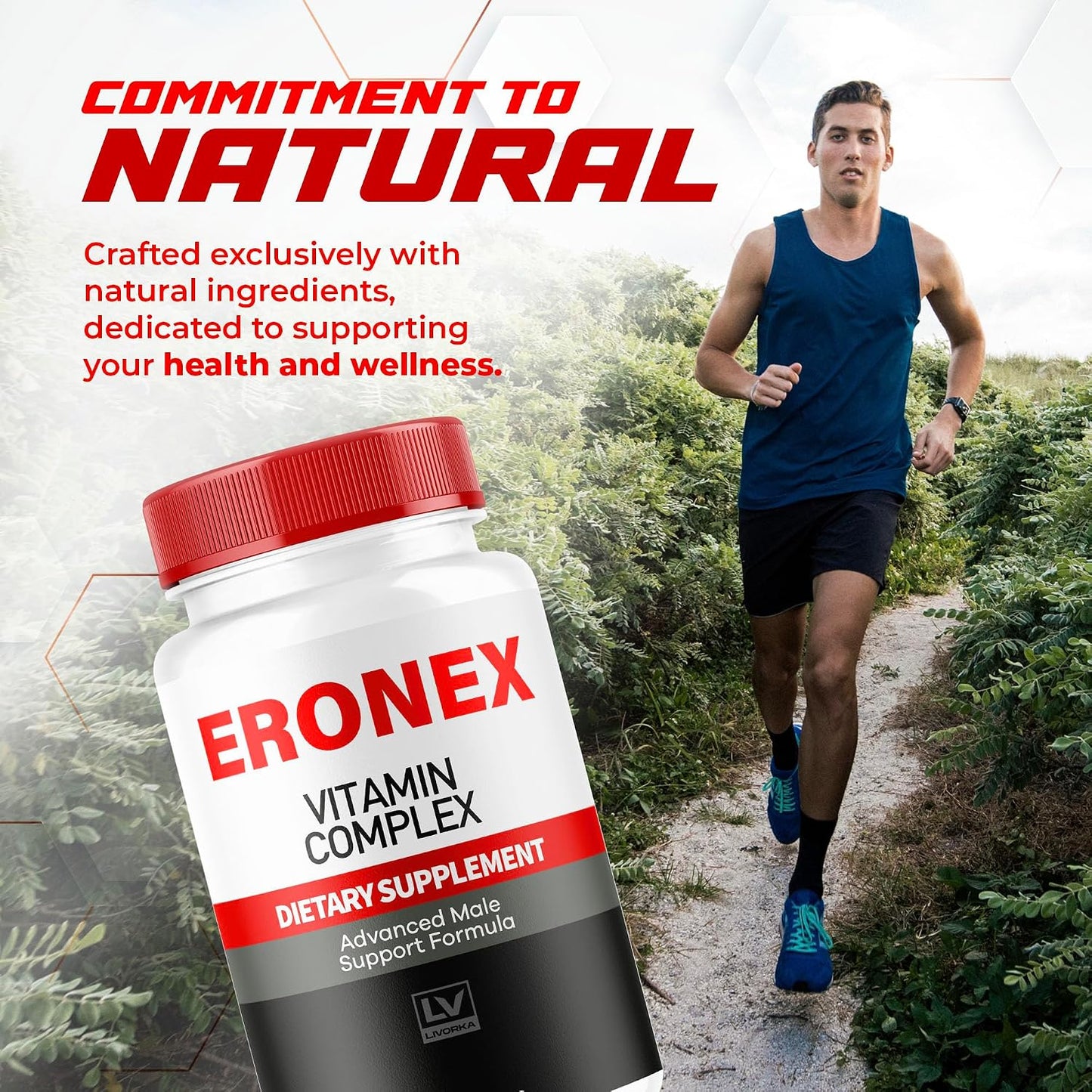 (2 Pack) Eronex Vitamin Complex Pills - Official Advanced Formula - 120 Capsules (2-Month Supply) - görsel 4