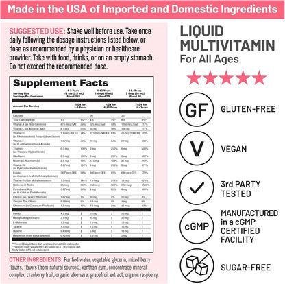 NatureWise Liquid Multivitamin, Sugar-free & – Methylated B12 (methylcobalamin) & Methylfolate (B9): These – Image 4