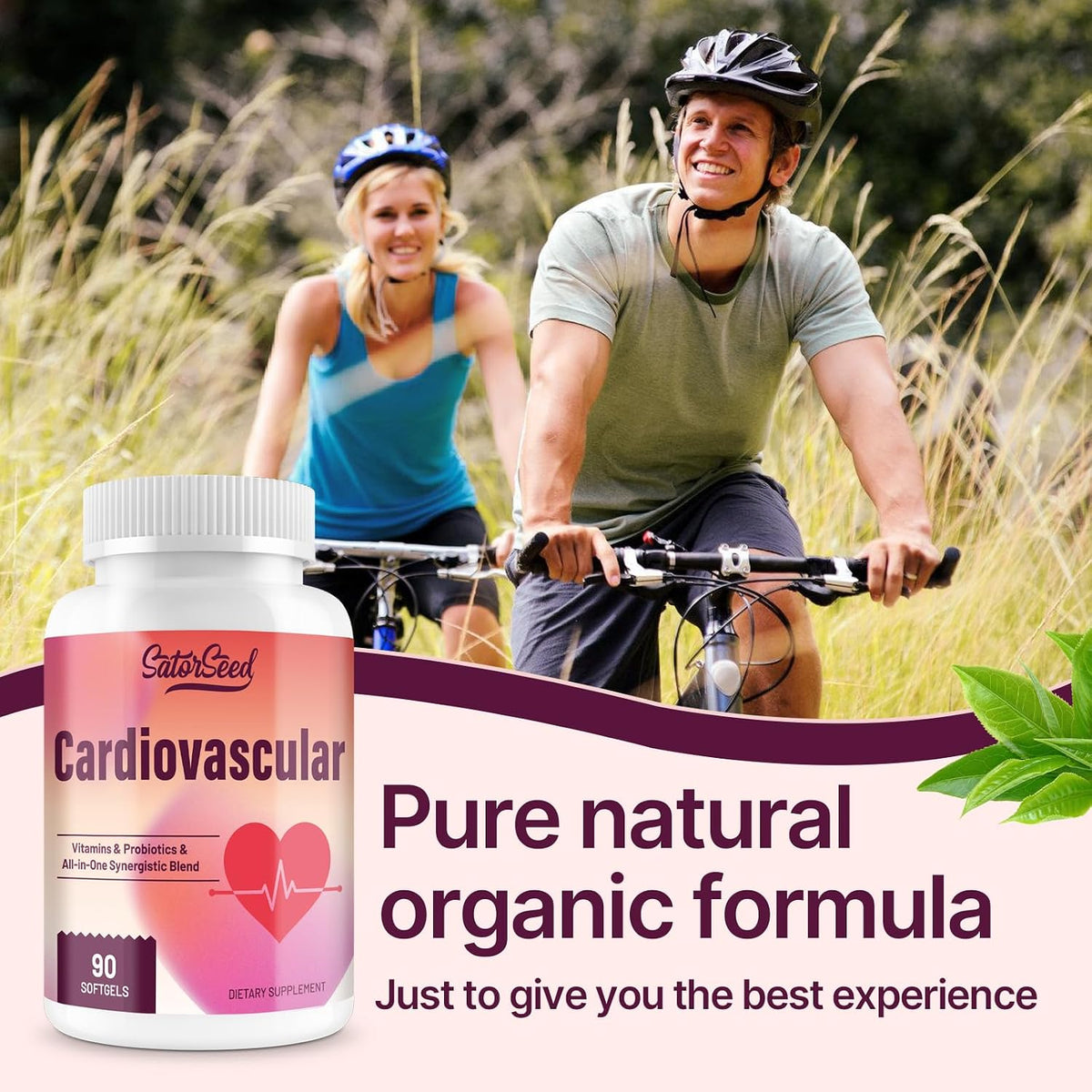 Cardiovascular Supplement 3000mg – Vitamins, Probiotics, Omega-3, and CoQ10 All-in-One Synergistic Blend for Adults – 90 – Image 4