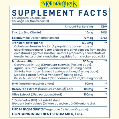 Transfer Factor 1800mg | Colostrum & Egg – Green Tea Extract and Olive Leaf Extract: Rich in polyphenols that help – Image 5