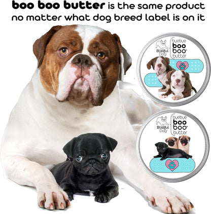 The Blissful Dog Olde English Bulldogge Boo Boo Butter - Natural Skin Balm for Dogs, 16 oz