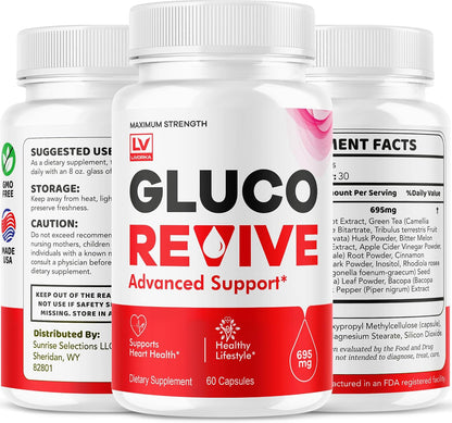 (2 Pack) Gluco Revive Capsules - Official – Easy to swallow Capsules: Designed for comfortable daily use. – Image 9