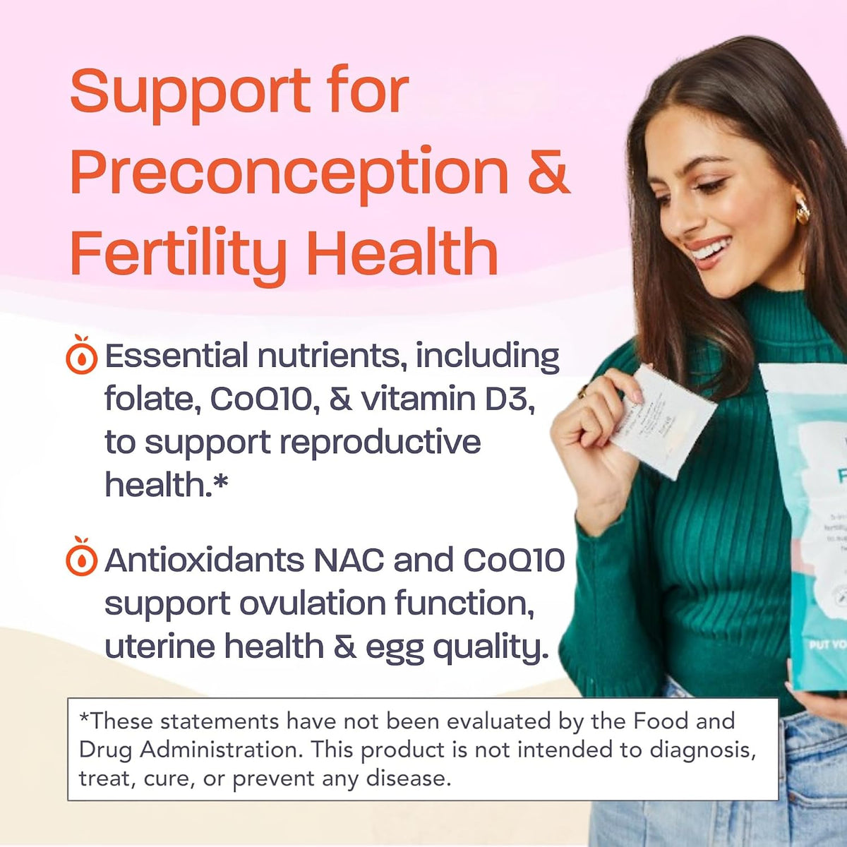 Binto Women's’s Fertility Kit – Supports Egg – CoQ10: An antioxidant that supports cellular energy production, – Image 5
