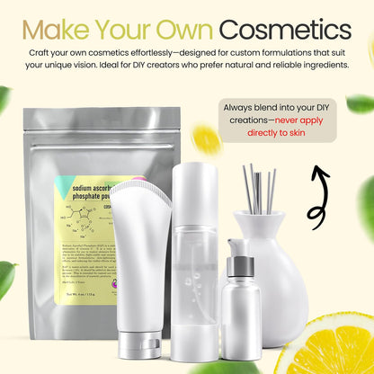 Talsen Chemicals Sodium Ascorbyl Phosphate (SAP) Powder – Stable Vitamin C Derivative for DIY Skin care (28 g)