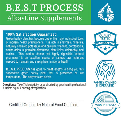 Alka•Green Tablets – Organic Barley Grass Supplement by Morter HealthSystem