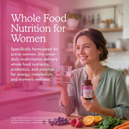 Garden of Life Vitamin Code RAW ONE for Women Once Daily Whole Food Multivitamin with Probiotics, 75 Capsules