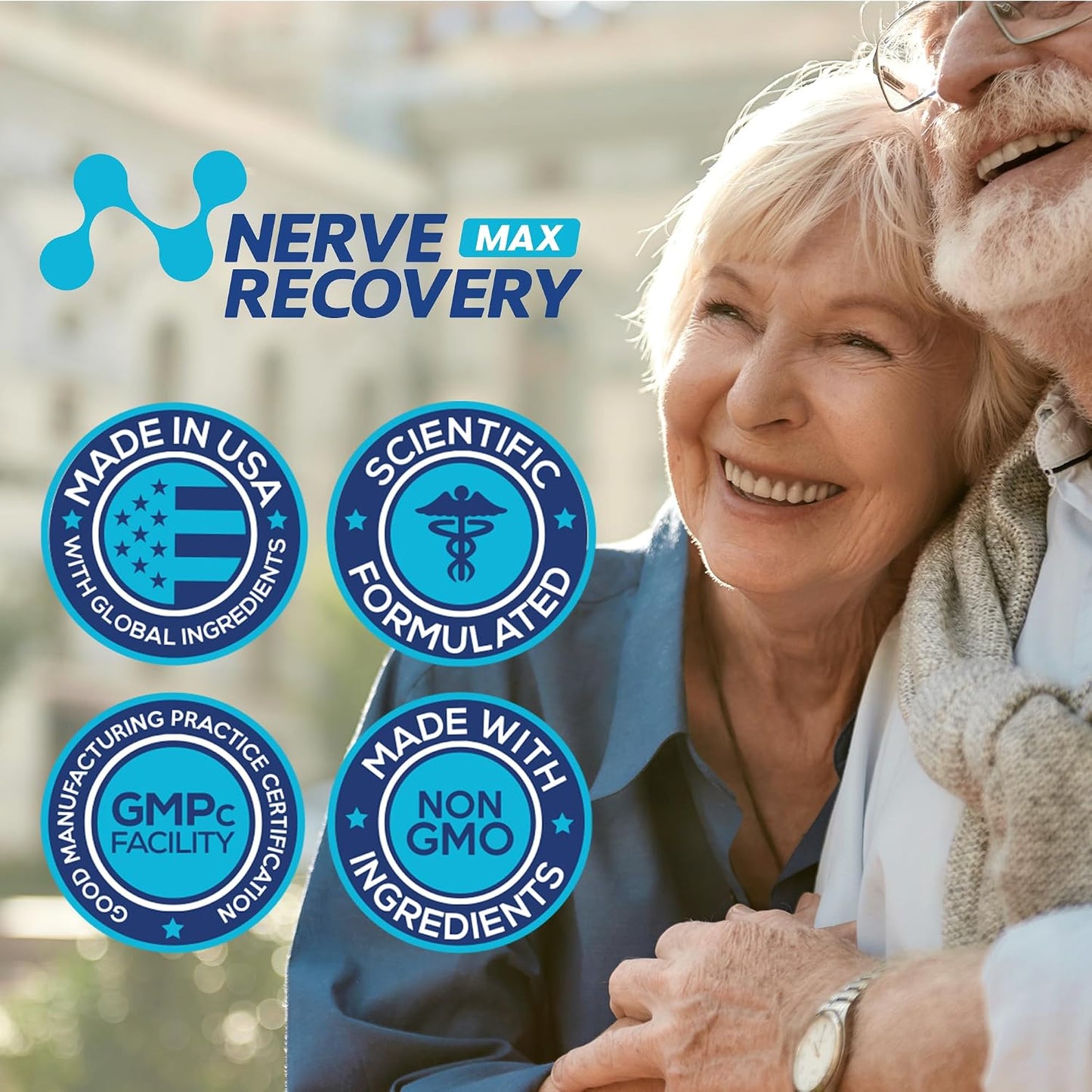 Nerve Recovery Max - Advanced Nerve Support Supplement with Vitamin D3 & Alpha Lipoic Acid, Non-GM, 30-Day Supply - görsel 6