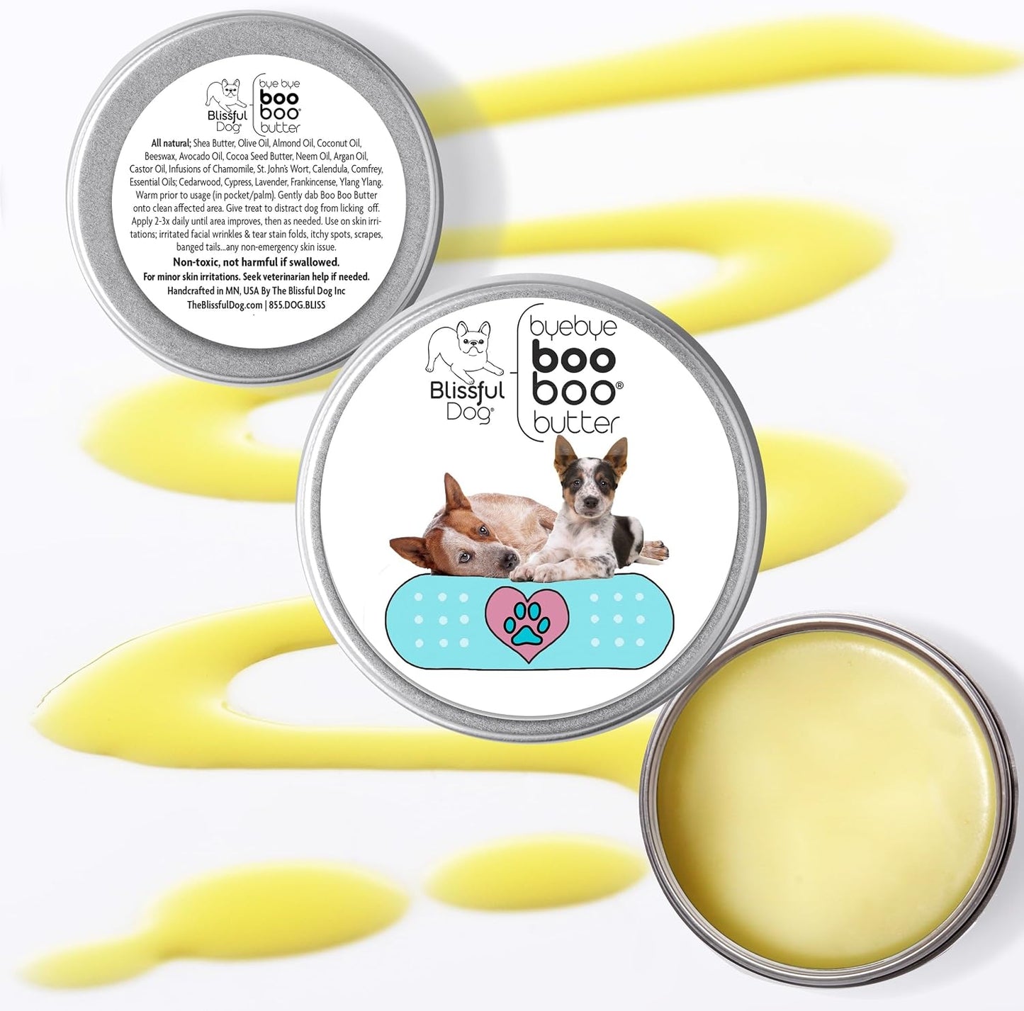 The Blissful Dog 28 g Tin Australian Cattle Dog Booboo Butter - görsel 2
