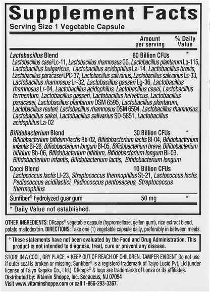 ProBioCare Probiotic for Men - Potent Formula with 100 Billion CFUs for Digestive & Immune Support (30 Vegetable Capsules)