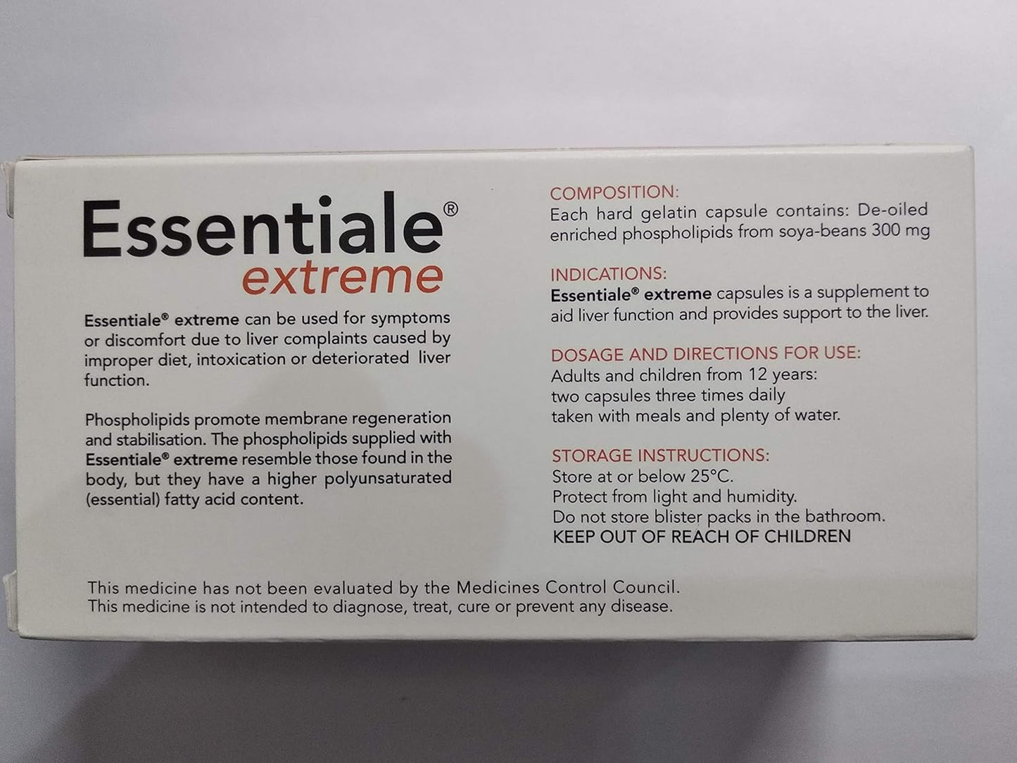 Essentiale Extreme – Essential Phospholipids Liver Support (50 Capsules) - görsel 3