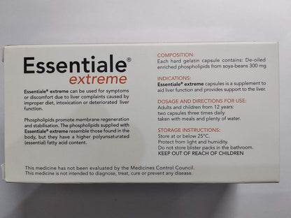 Essentiale Extreme – Essential Phospholipids Liver Support (50 Capsules)