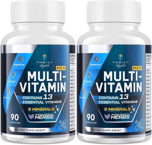 ThrivyThystle Multivitamin for Men 50+ with – Support daily energy and reduce fatigue* – Image 1