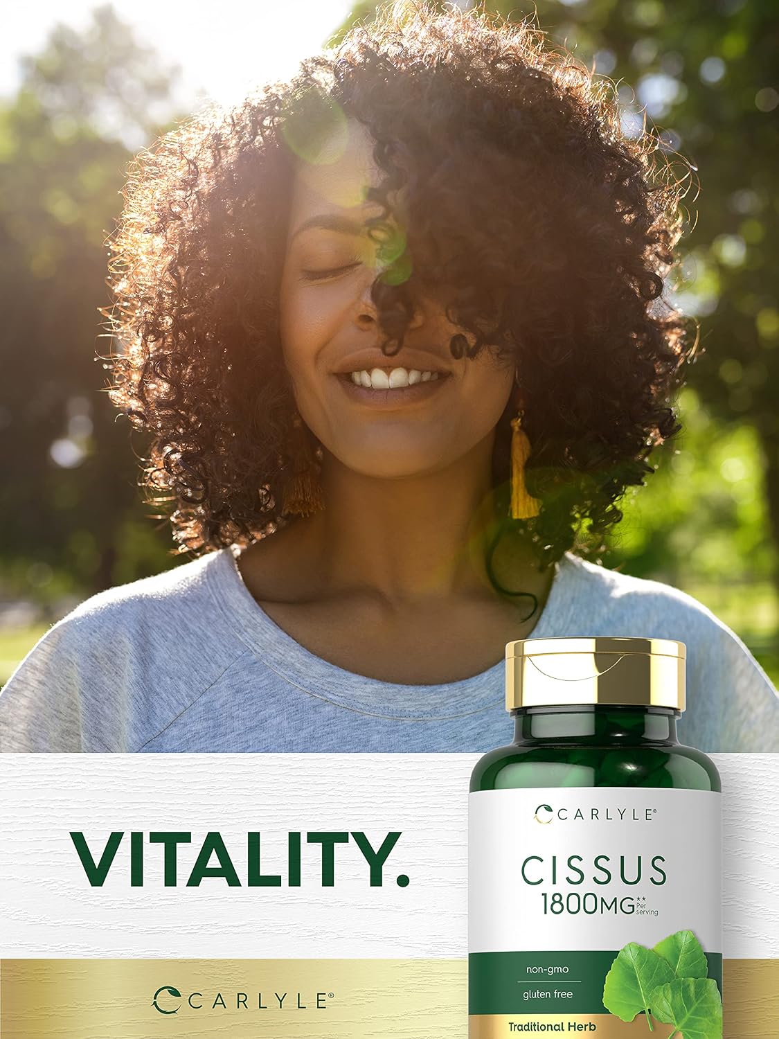 Carlyle Cissus Quadrangularis | 200 Capsules | Traditional Herb Extract Supplement - görsel 6