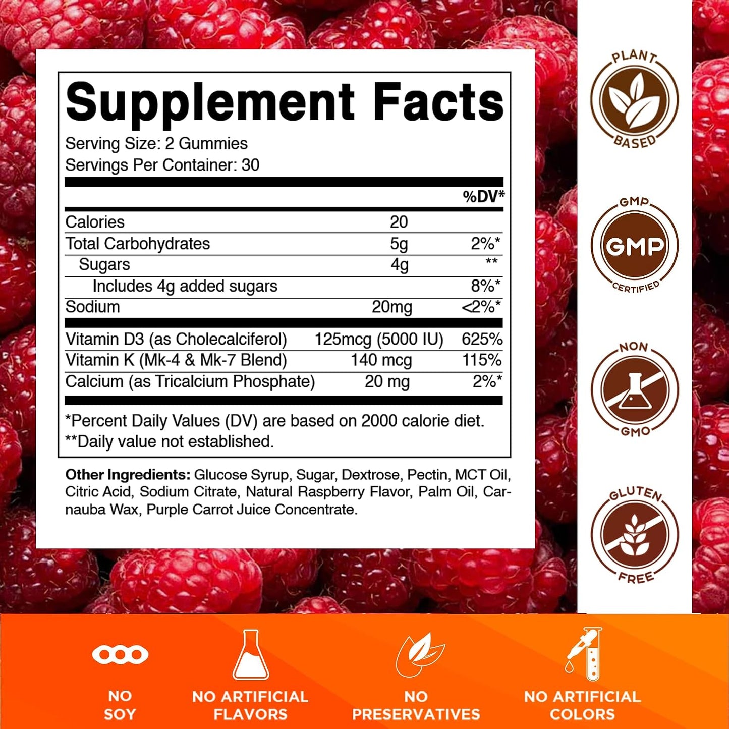Vitamatic Vitamin D3 & K2 Gummies (2-Pack) – Bone, Heart & Immune Support - görsel 2