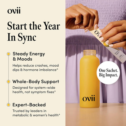 Ovii Metabolic Support for Women's – Reducose® White Mulberry with Myo-Inositol & D-Chiro Inositol 40:1 Blend – Daily Wellbeing, Metabolic Balance & Appetite Control Supplement – 60 Servings