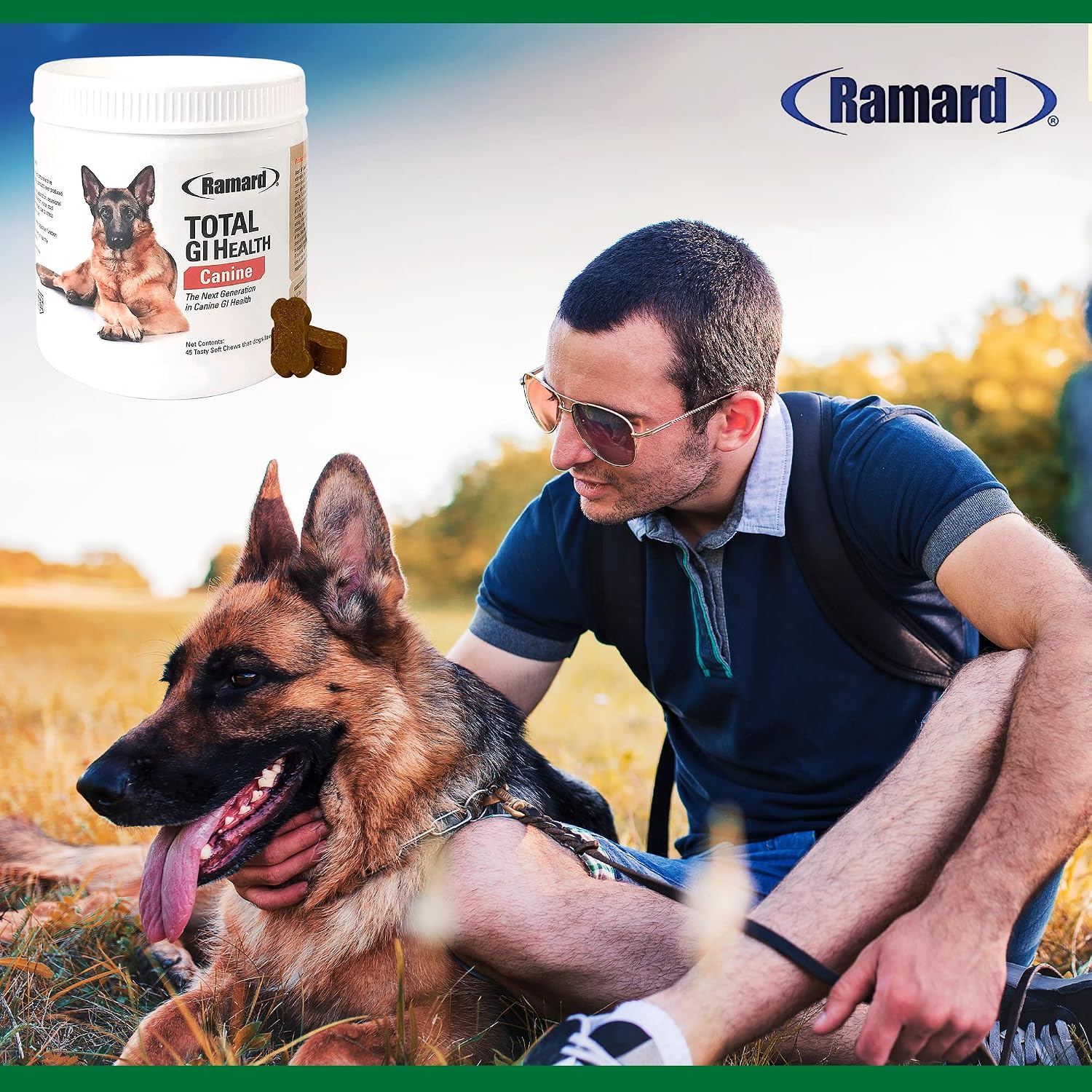 Ramard Total GI Canine Health Soft Chews – Digestive Health for Dogs, 45 Chews - görsel 2
